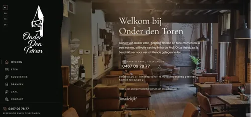 Website Onder Den Toren in Mol